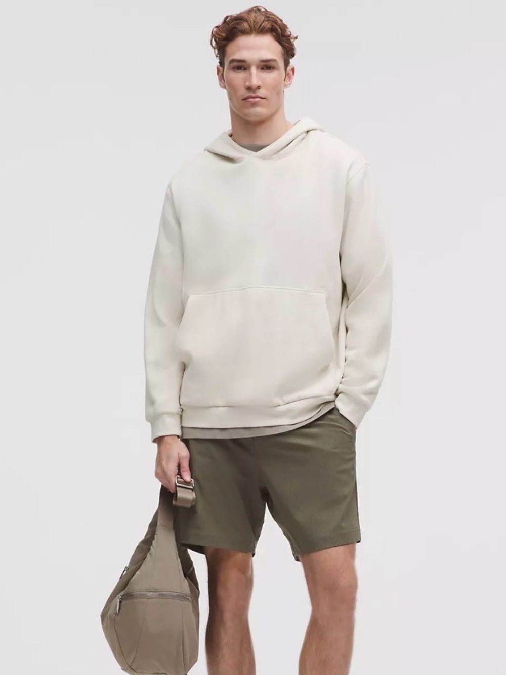 lululemon athletica Men's ABC Army Green Shorts Size 32, 7” inseam